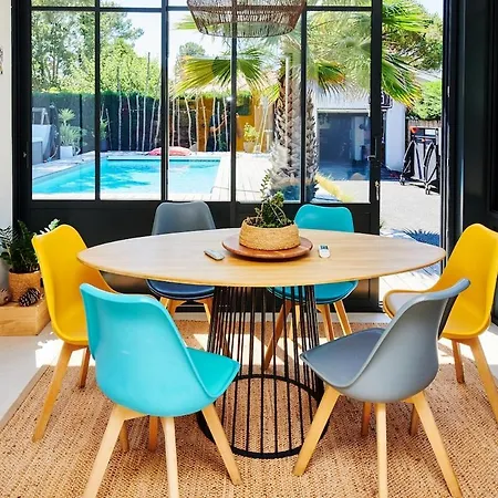 La Maison Du Bassin Piscine & 5 Ch * Андерно-ле-Бэн