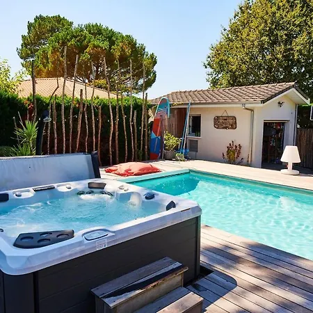 Вилла La Maison Du Bassin Piscine & 5 Ch Андерно-ле-Бэн